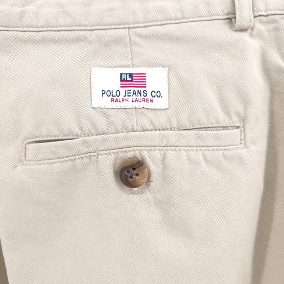 Polo Jeans RL Juniors Khaki Reinforeced Knee Panel Chino Pants Straight Leg 16 - Picture 10 of 10